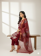 3 Piece Kurti Pant Set