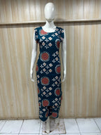 Deep Teal 24 Grade Heavy Rayon Co-ord Set